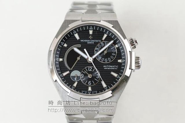 vacheron Constantin手錶 TWA江詩丹頓 縱橫四海多功能腕表 江詩丹頓高端男表  hds1080